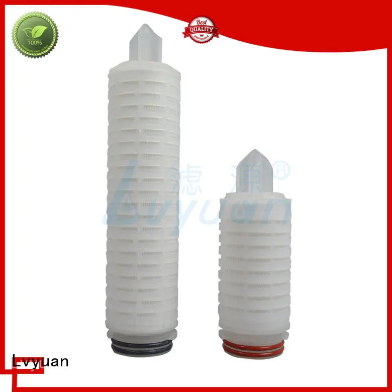 ptfe pleated filter element with stainless steel for diagnostics 1