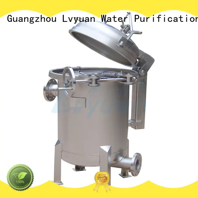 Lvyuan ss bag filter housing with fin end cap for sea water desalination 1