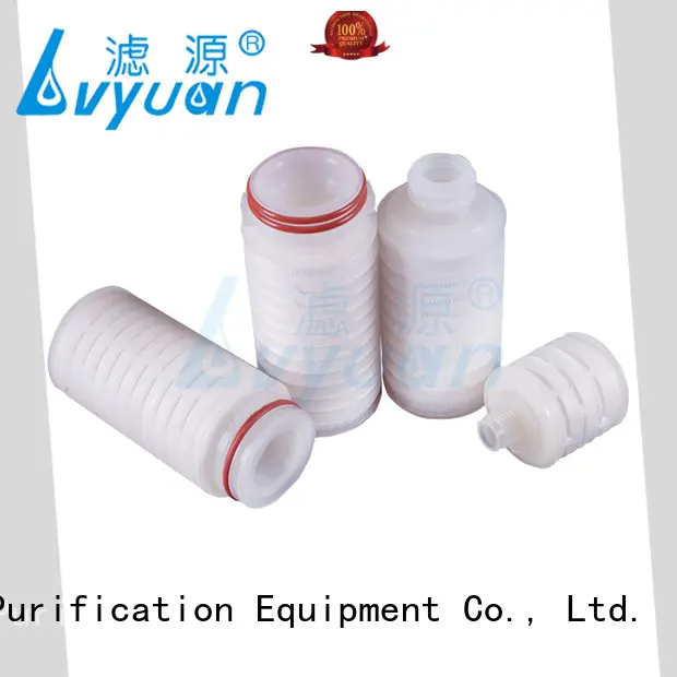 Lvyuan pes pleated water filters supplier for liquids sterile filtration 1
