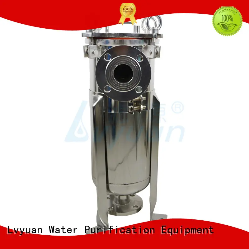 Lvyuan titanium ss cartridge filter housing with fin end cap for sea water treatment 1