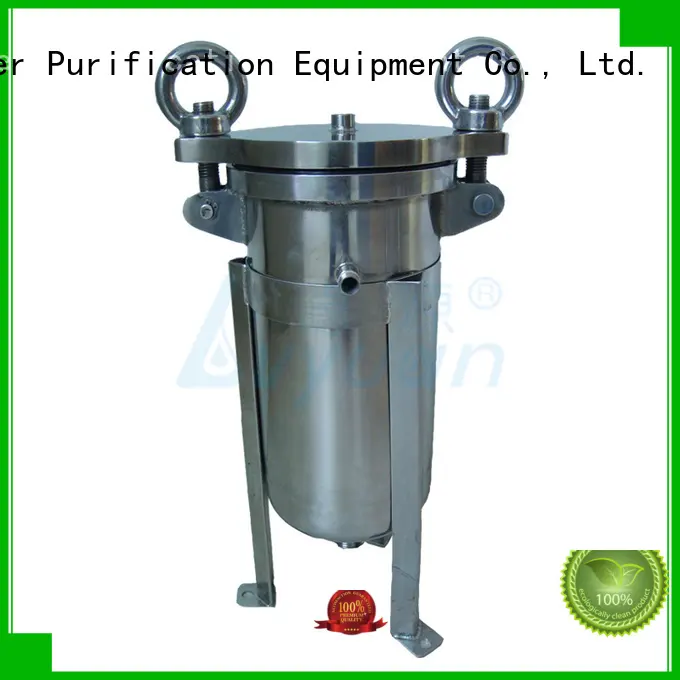 efficient stainless steel bag filter housing with fin end cap for sea water treatment 1