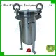 efficient stainless steel bag filter housing with fin end cap for sea water treatment 1