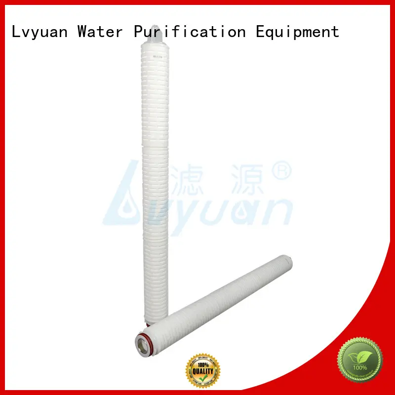 Lvyuan pleated water filters replacement for liquids sterile filtration 1