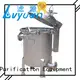 Lvyuan efficient ss bag filter housing with fin end cap for food and beverage 1