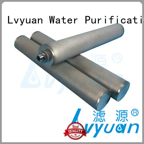 Lvyuan sintered metal filters suppliers rod for food and beverage 1