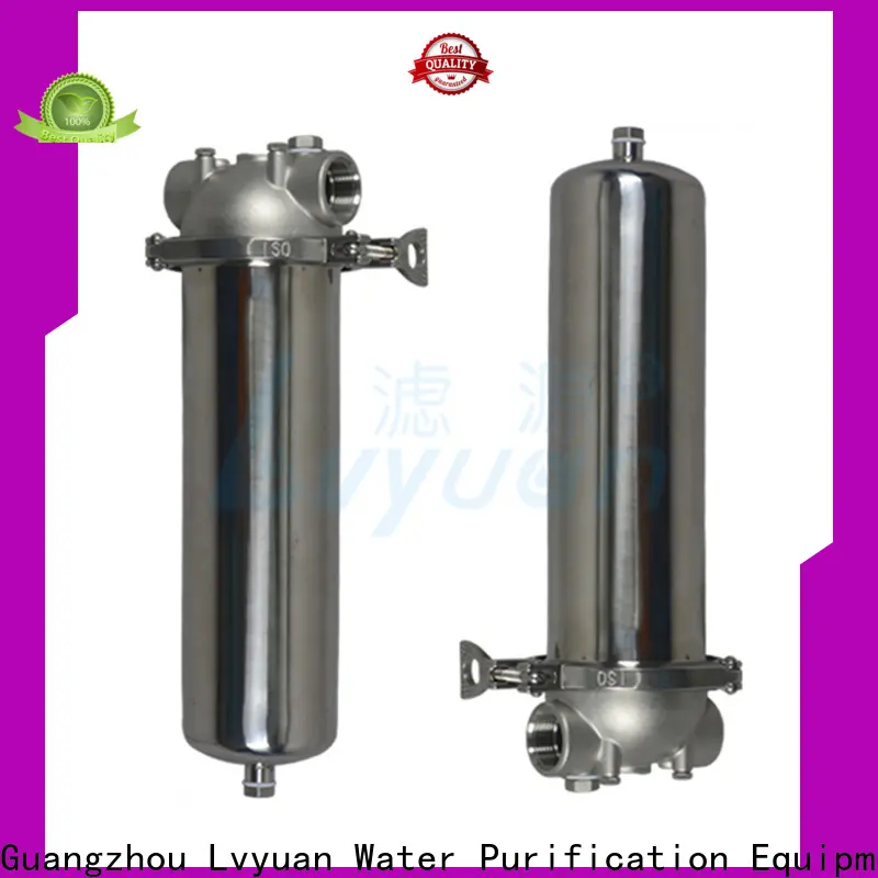 Lvyuan professional ss cartridge filter housing with fin end cap for oil fuel 1
