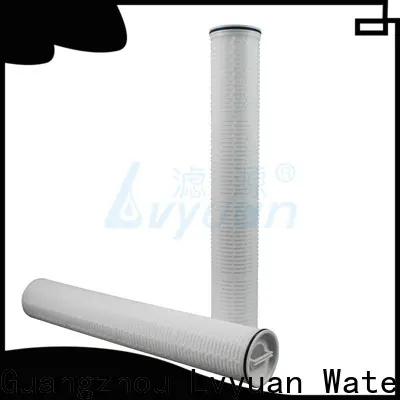 Lvyuan pall high flow pleated filter cartridge supplier for sea water desalination 1