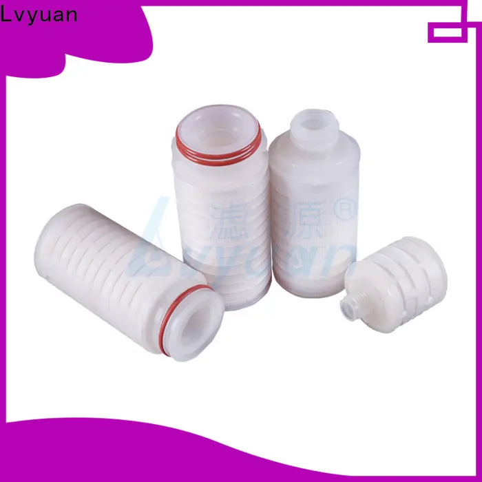 Lvyuan water pleated water filters with stainless steel for industry 1