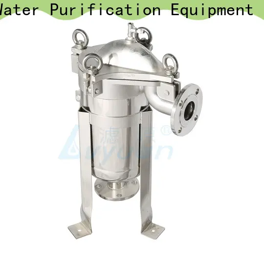 Lvyuan efficient stainless steel bag filter housing with fin end cap for sea water treatment 1