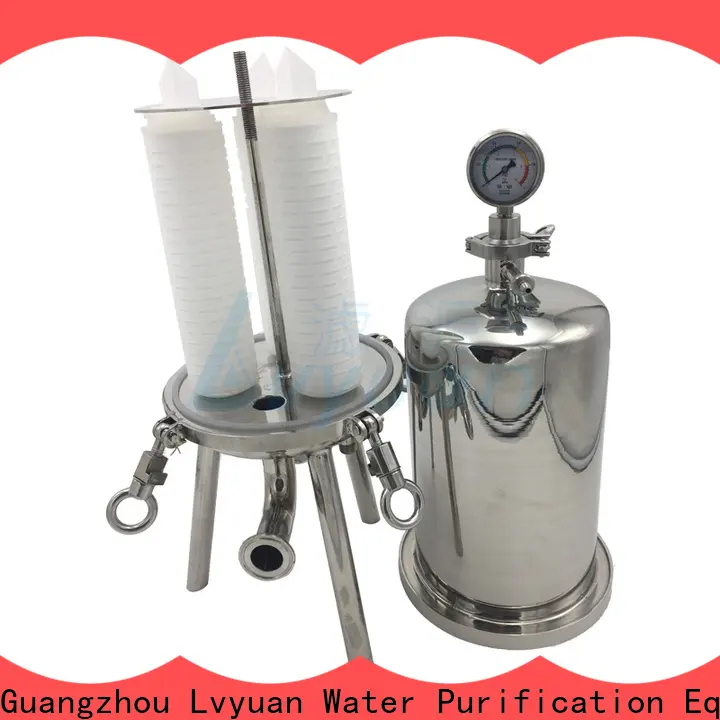 Lvyuan stainless steel filter housing manufacturer for food and beverage 1