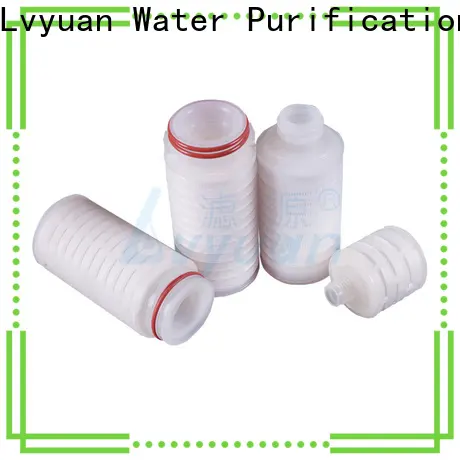 Lvyuan pleated filter with stainless steel for liquids sterile filtration 1