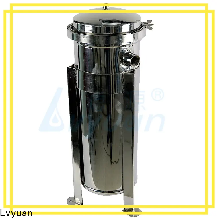 Lvyuan titanium stainless water filter housing with fin end cap for oil fuel 1