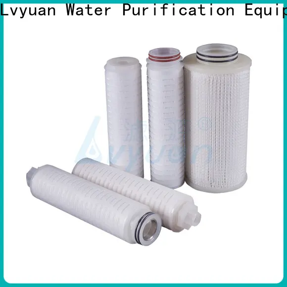 nylon pleated water filters with stainless steel for liquids sterile filtration 1