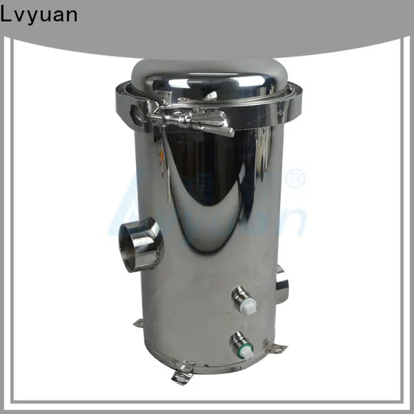 Lvyuan ss filter housing manufacturers with fin end cap for oil fuel 1