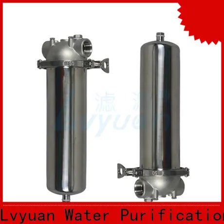 Lvyuan stainless steel filter housing manufacturers with fin end cap for oil fuel 1