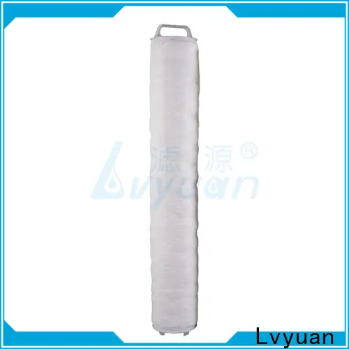 Lvyuan water high flow pleated filter cartridge supplier for sea water desalination 1