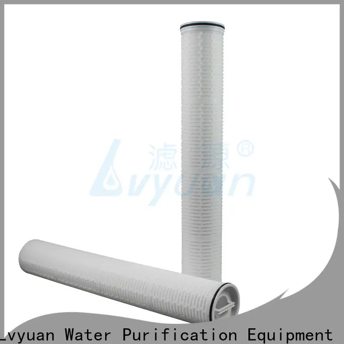 Lvyuan high flow pleated filter cartridge park for sea water desalination 1