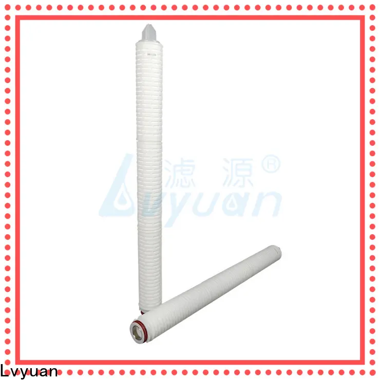 pvdf pleated filter cartridge with stainless steel for sea water desalination 1