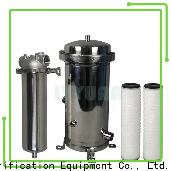 Lvyuan stainless water filter housing with fin end cap for food and beverage 1