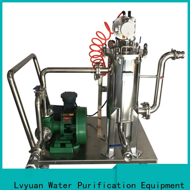 Lvyuan ss bag filter housing with fin end cap for sea water desalination1 1