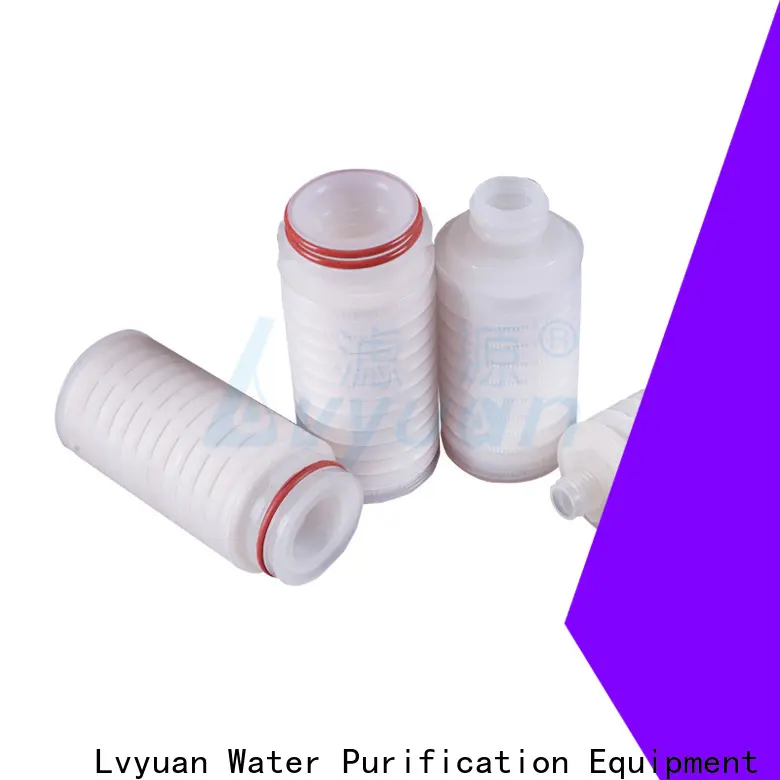 Lvyuan nylon pleated water filters manufacturer for food and beverage 1