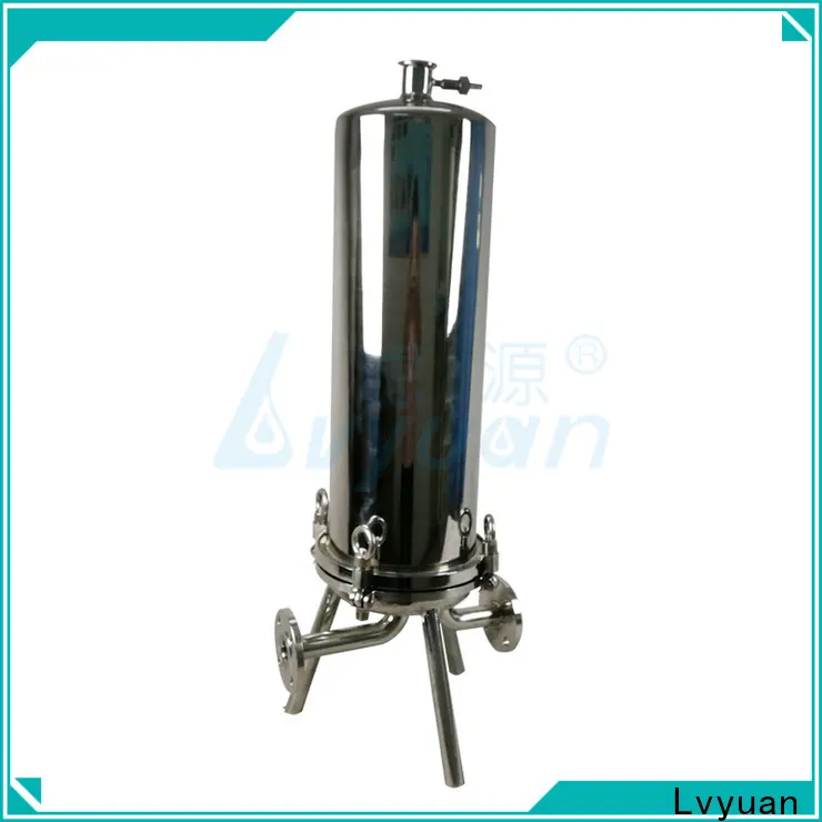 porous stainless filter housing with fin end cap for sea water desalination 1