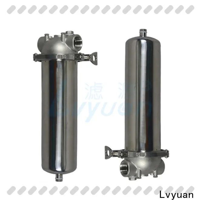 titanium ss cartridge filter housing with fin end cap for oil fuel 1