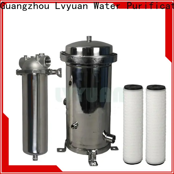 Lvyuan high end stainless steel bag filter housing with core for industry 1
