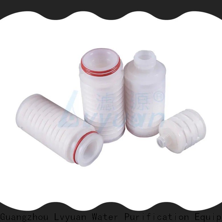 Lvyuan pleated filter manufacturers with stainless steel for food and beverage1 1