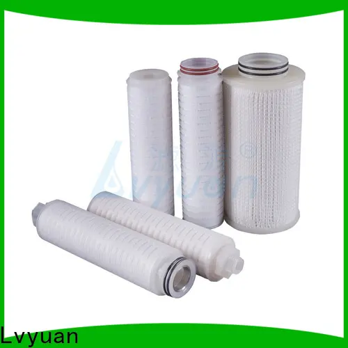 Lvyuan pes pleated filter with stainless steel for food and beverage 1