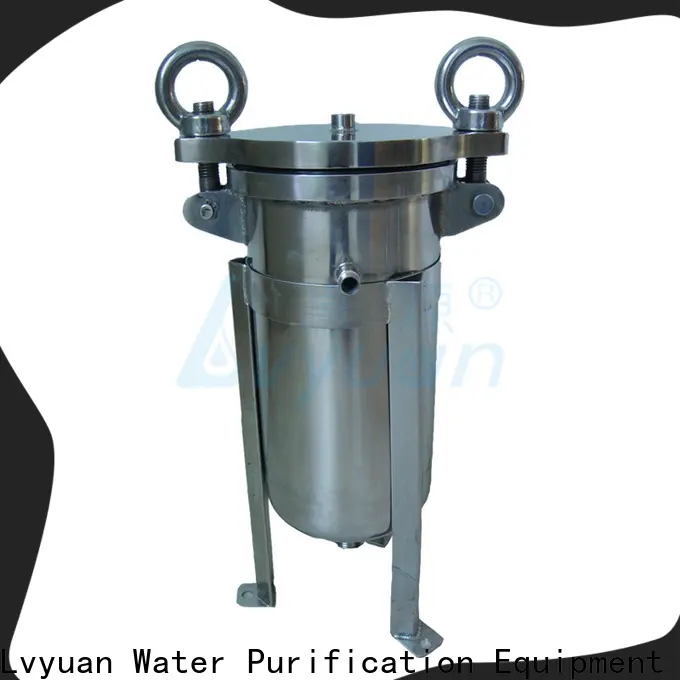 Lvyuan best stainless steel cartridge filter housing with fin end cap for industry 1