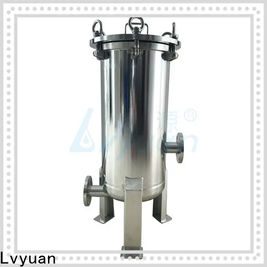 Lvyuan stainless water filter housing with fin end cap for sea water desalination 1