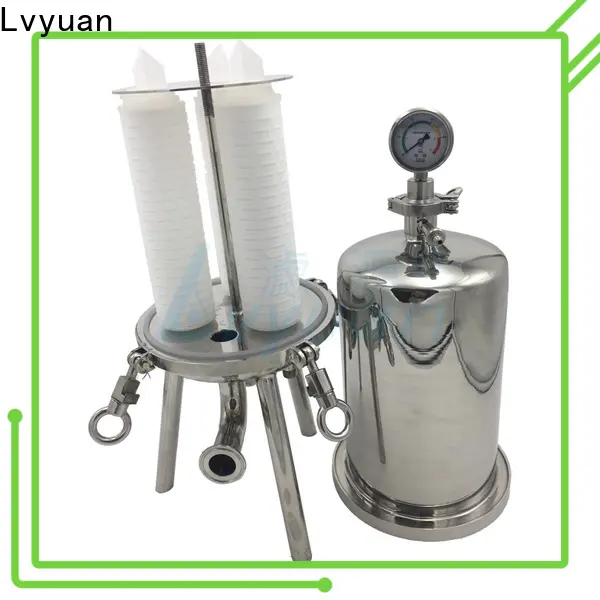 efficient stainless steel bag filter housing with core for sea water treatment1 1