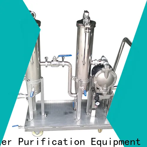 Lvyuan efficient ss filter housing with fin end cap for food and beverage 1