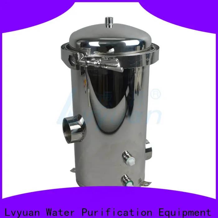 Lvyuan ss bag filter housing with fin end cap for oil fuel 1