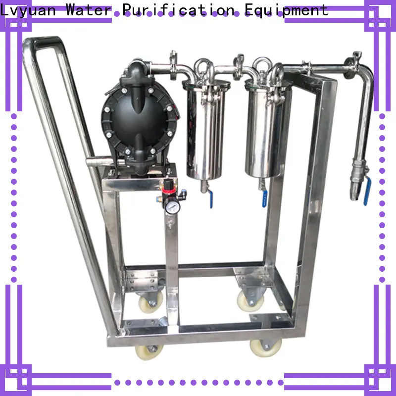 Lvyuan stainless water filter housing with fin end cap for sea water desalination1 1