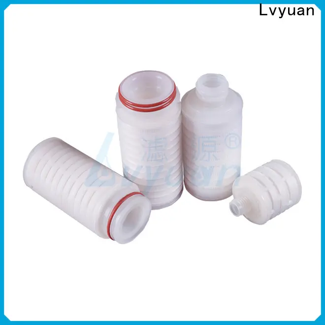 Lvyuan water pleated water filters with stainless steel for diagnostics 1