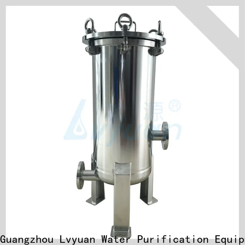 Lvyuan porous stainless steel cartridge filter housing with fin end cap for sea water treatment 1