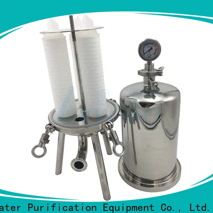 Lvyuan stainless steel filter housing with fin end cap for sea water desalination 1