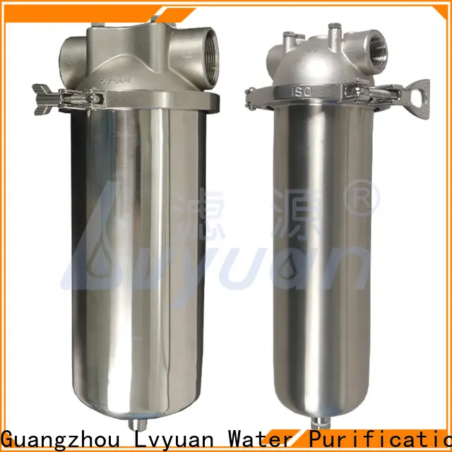 Lvyuan porous stainless water filter housing housing for sea water desalination 1