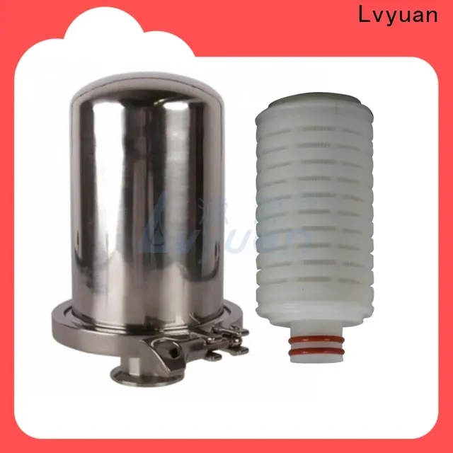 Lvyuan titanium stainless steel filter housing manufacturers with fin end cap for sea water desalination6 1