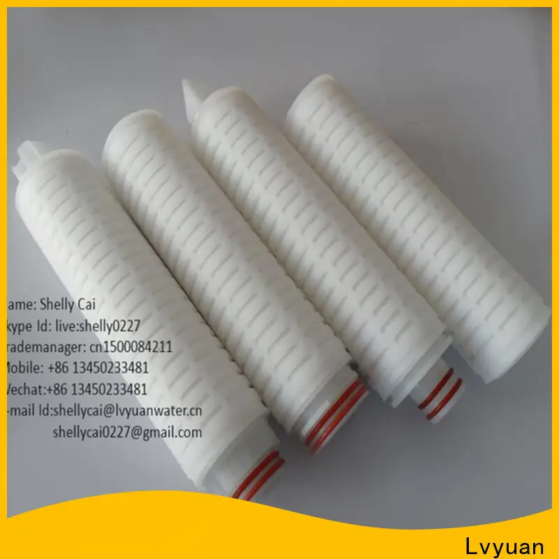 Lvyuan titanium stainless steel filter housing manufacturers with fin end cap for sea water desalination12 1