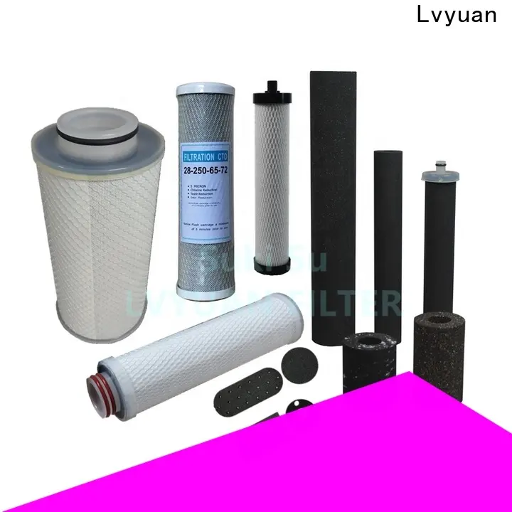 Lvyuan titanium stainless steel filter housing manufacturers with fin end cap for sea water desalination14 1