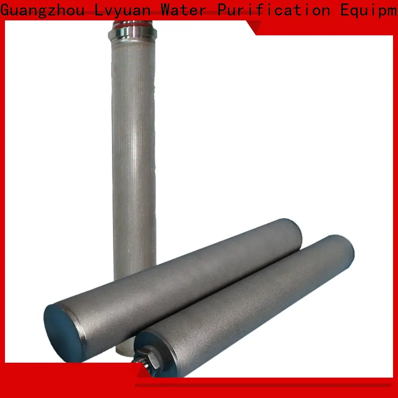 Lvyuan titanium stainless steel filter housing manufacturers with fin end cap for sea water desalination18 1