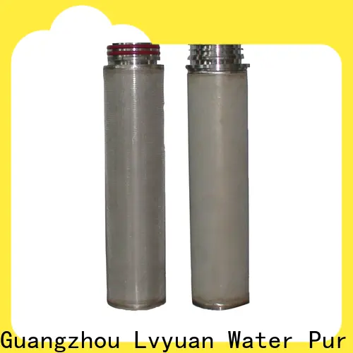 Lvyuan titanium stainless steel filter housing manufacturers with fin end cap for sea water desalination20 1