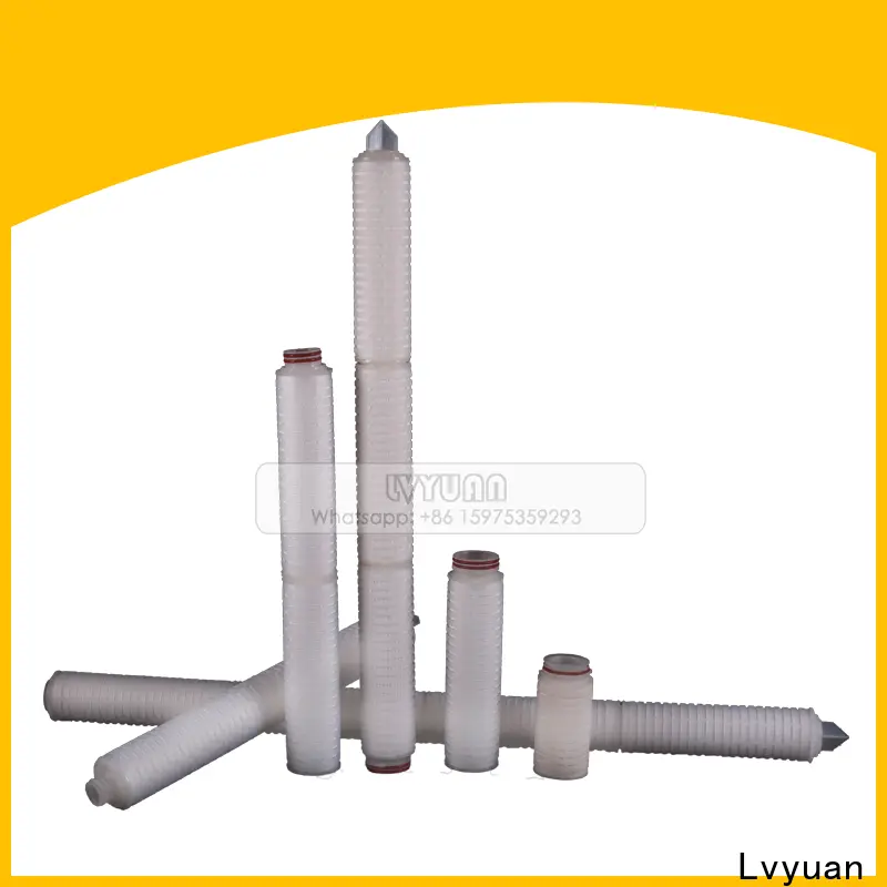 Lvyuan titanium stainless steel filter housing manufacturers with fin end cap for sea water desalination48 1
