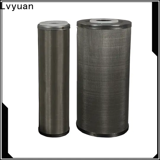 Lvyuan titanium stainless steel filter housing manufacturers with fin end cap for sea water desalination72 1