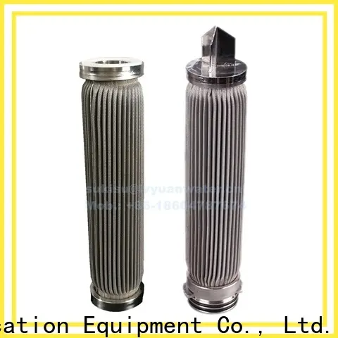 Lvyuan titanium stainless steel filter housing manufacturers with fin end cap for sea water desalination78 1
