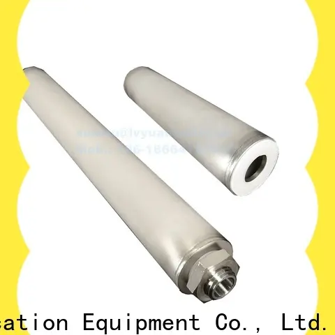Lvyuan titanium stainless steel filter housing manufacturers with fin end cap for sea water desalination80 1