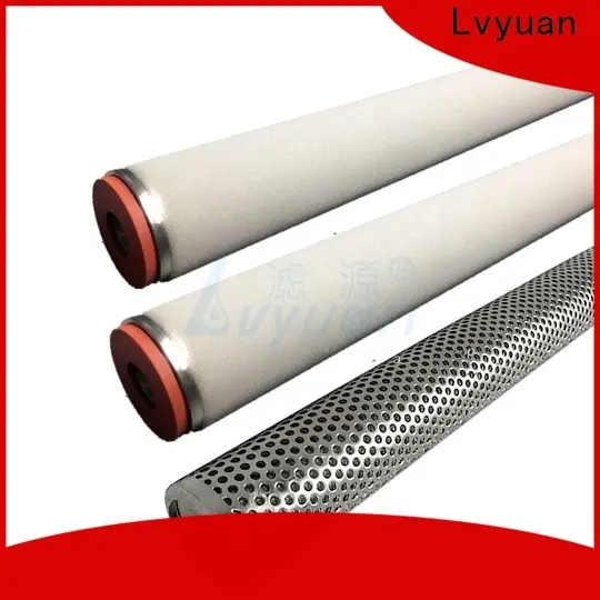 Lvyuan titanium stainless steel filter housing manufacturers with fin end cap for sea water desalination79 1